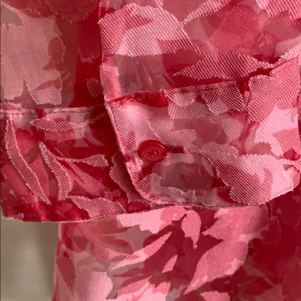 Elementz Sheer Button Down Top - Euc - image 3